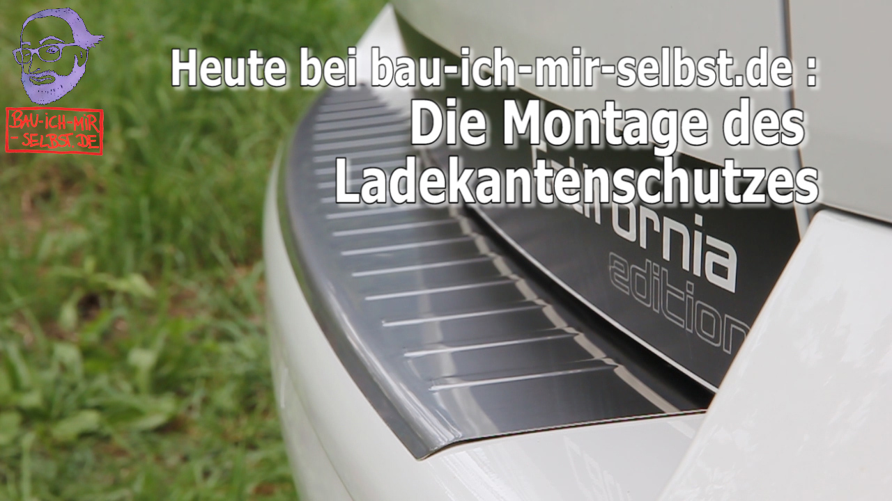 Videoanleitung: Montage Edelstahl Ladekantenschutz VW T5