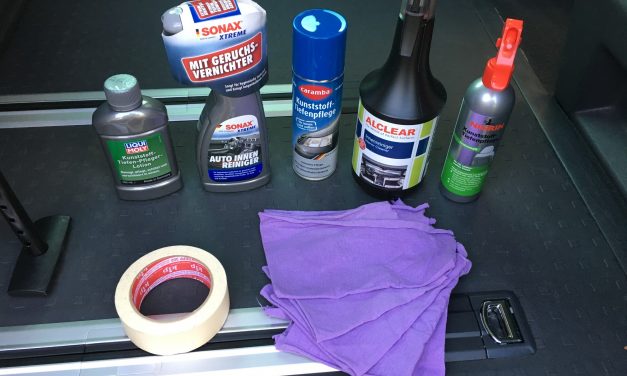 Test: Kunststoffpflegemittel für den Innenraum eures VW Californias